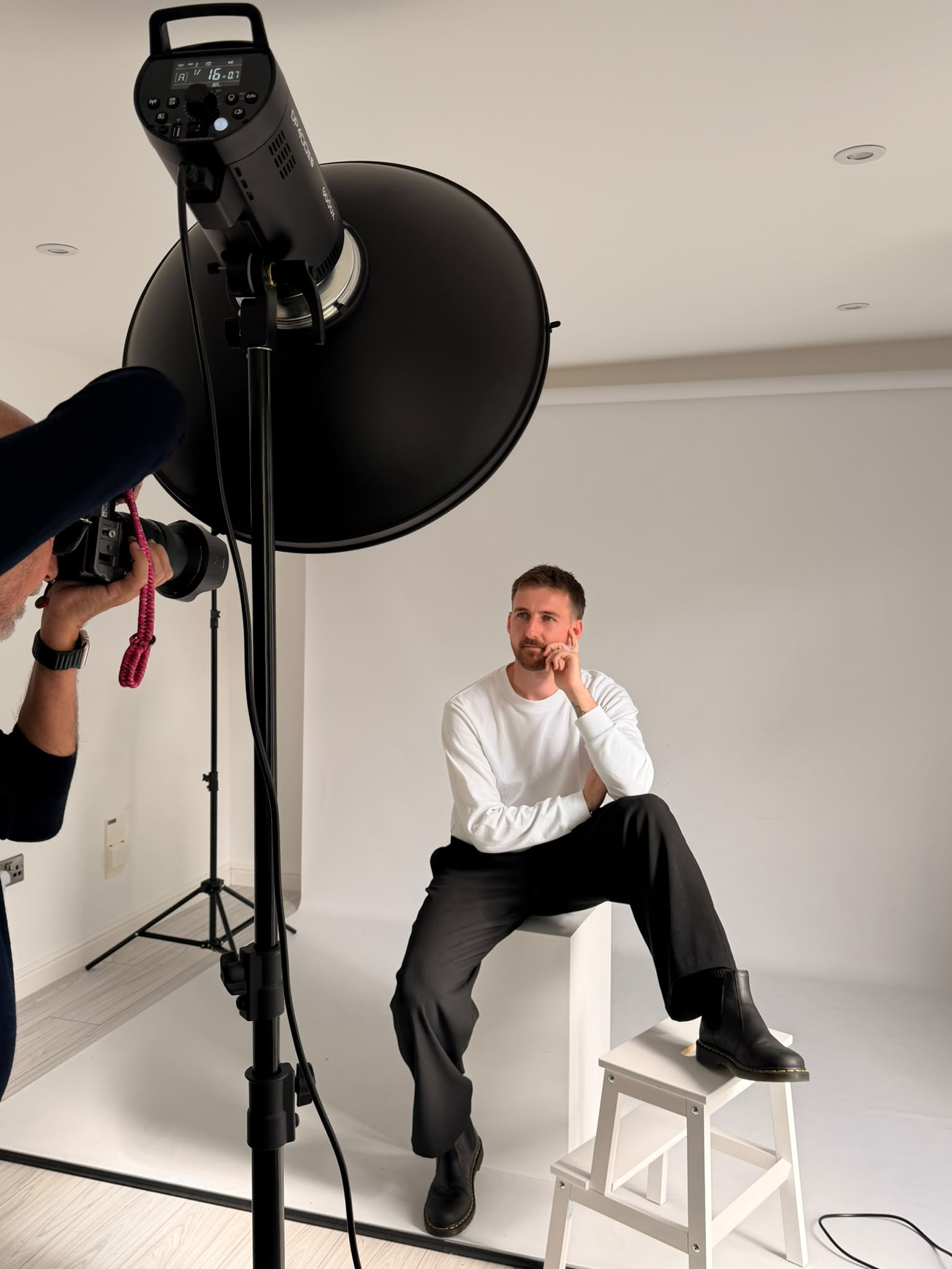 Studio branded portrait session